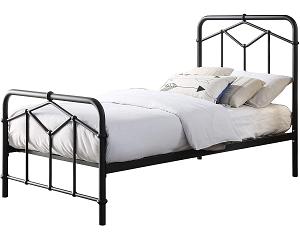 3ft Single Retro bed frame,black,metal.Rustic,industrial tubular